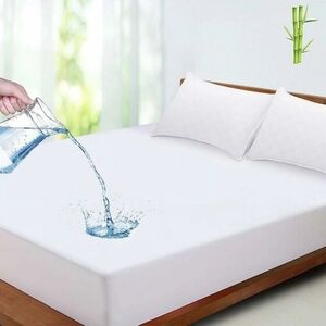Waterproof White Mattress Protector